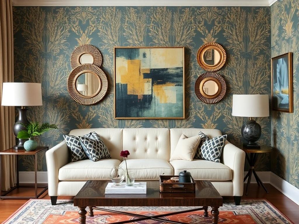 Home Decor Ideas. Art, mirrors, and wall treatments that express personality Home Decor Ideas. Art, mirrors, and wall treatments that express personality