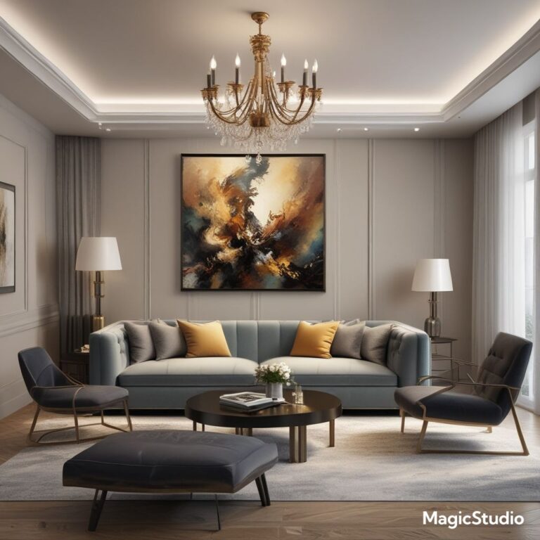 Wall Decor Ideas for Luxury Living Room