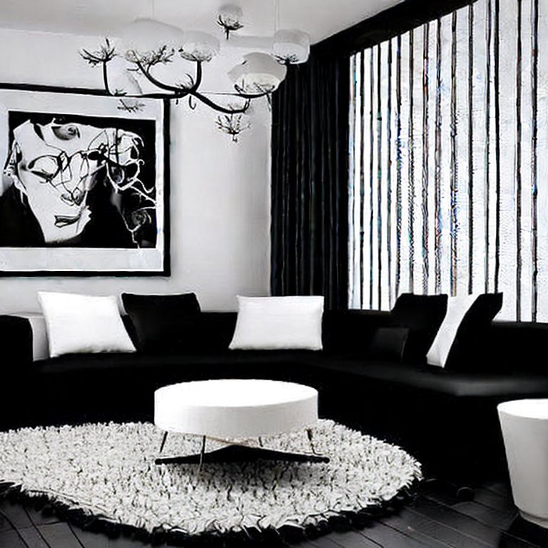 Black and White Interior Design Ideas